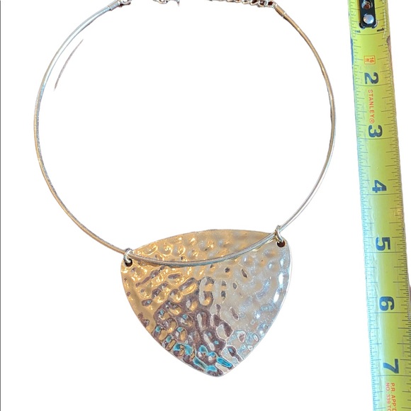 Mottled Gold Pendant Necklace - Picture 4 of 4